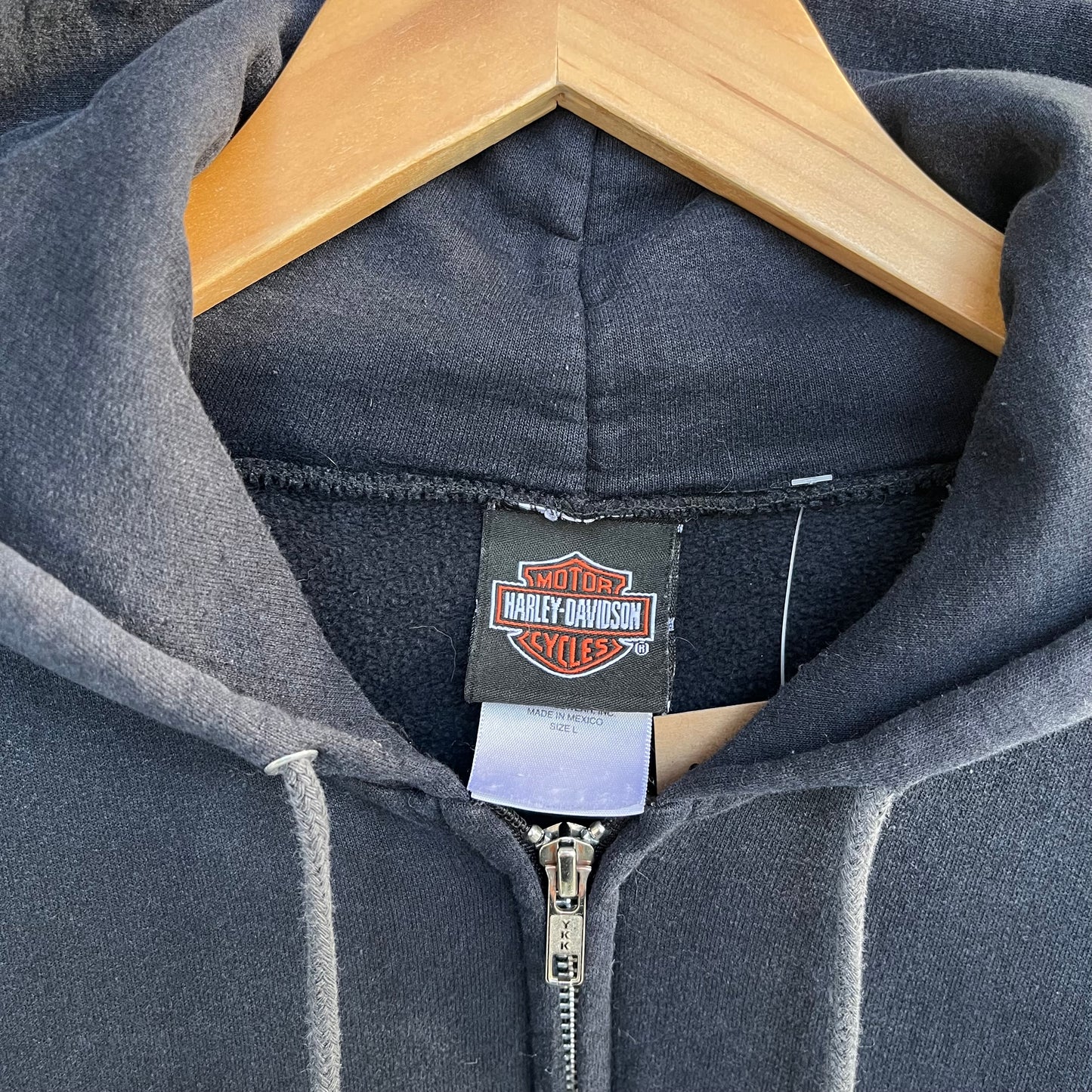 Harley Davidson Alberta Zip Up Hoodie - Size L