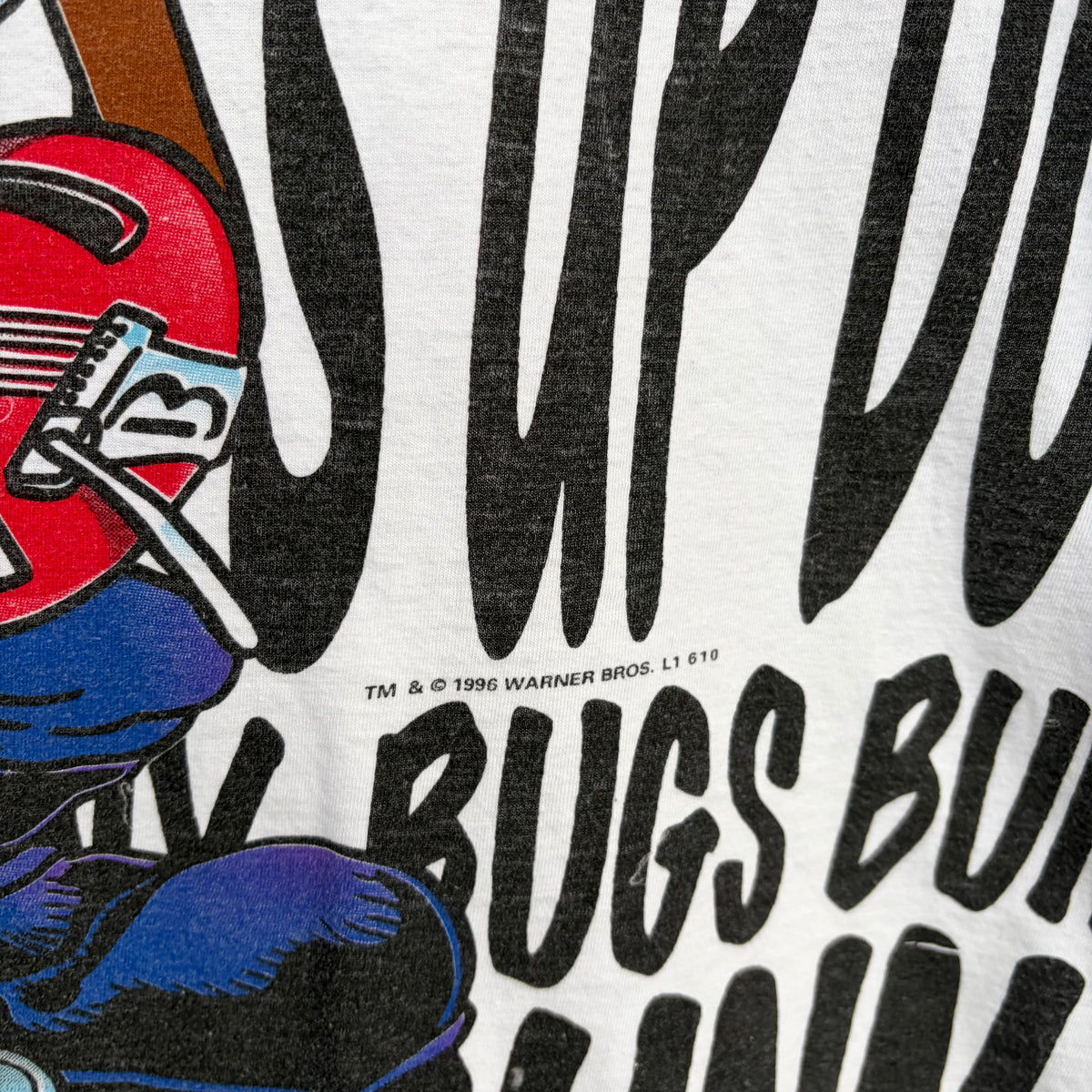 1996 Looney Tunes Bugs Bunny Rockstar Tee - Size XL