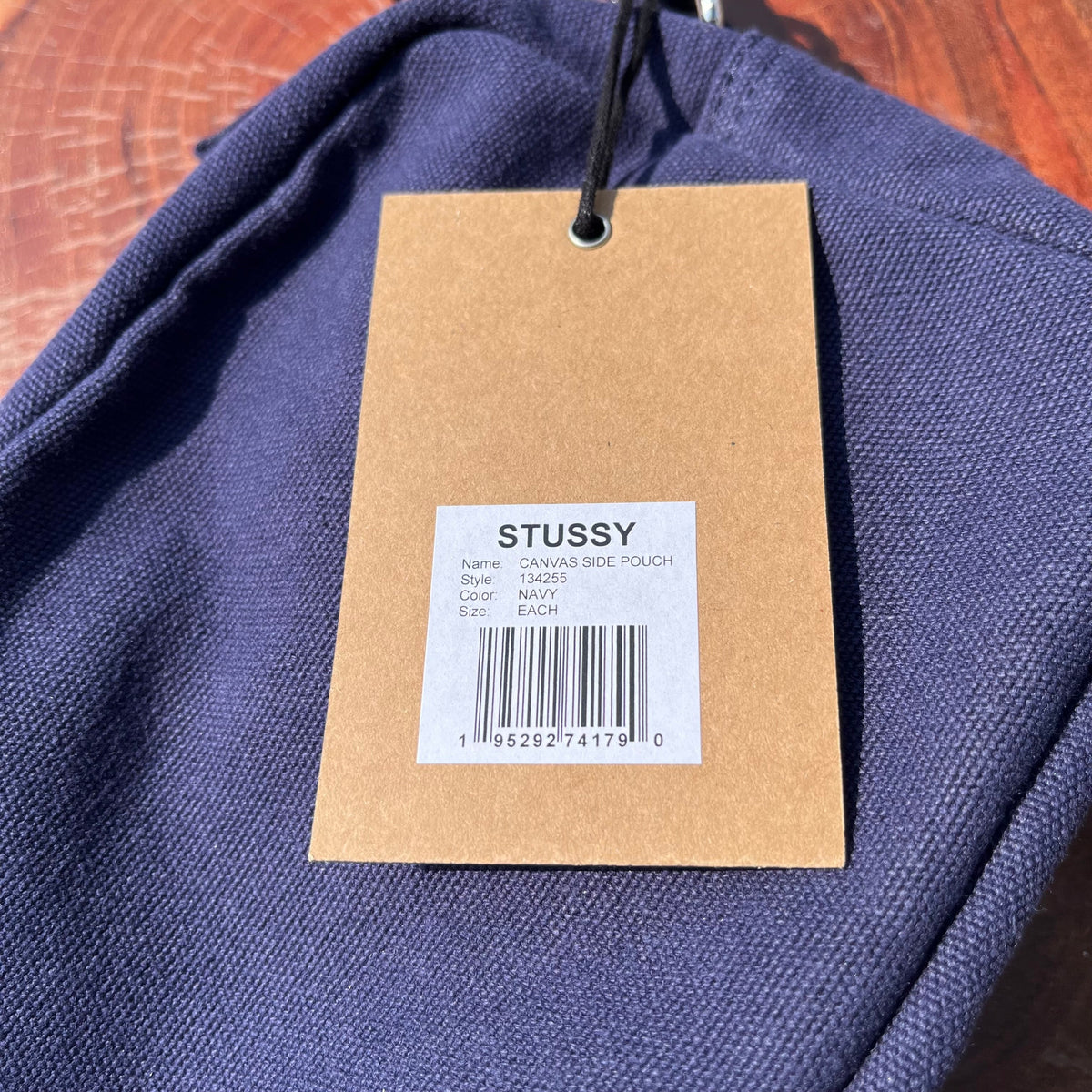 Stussy Canvas Side Pouch Navy