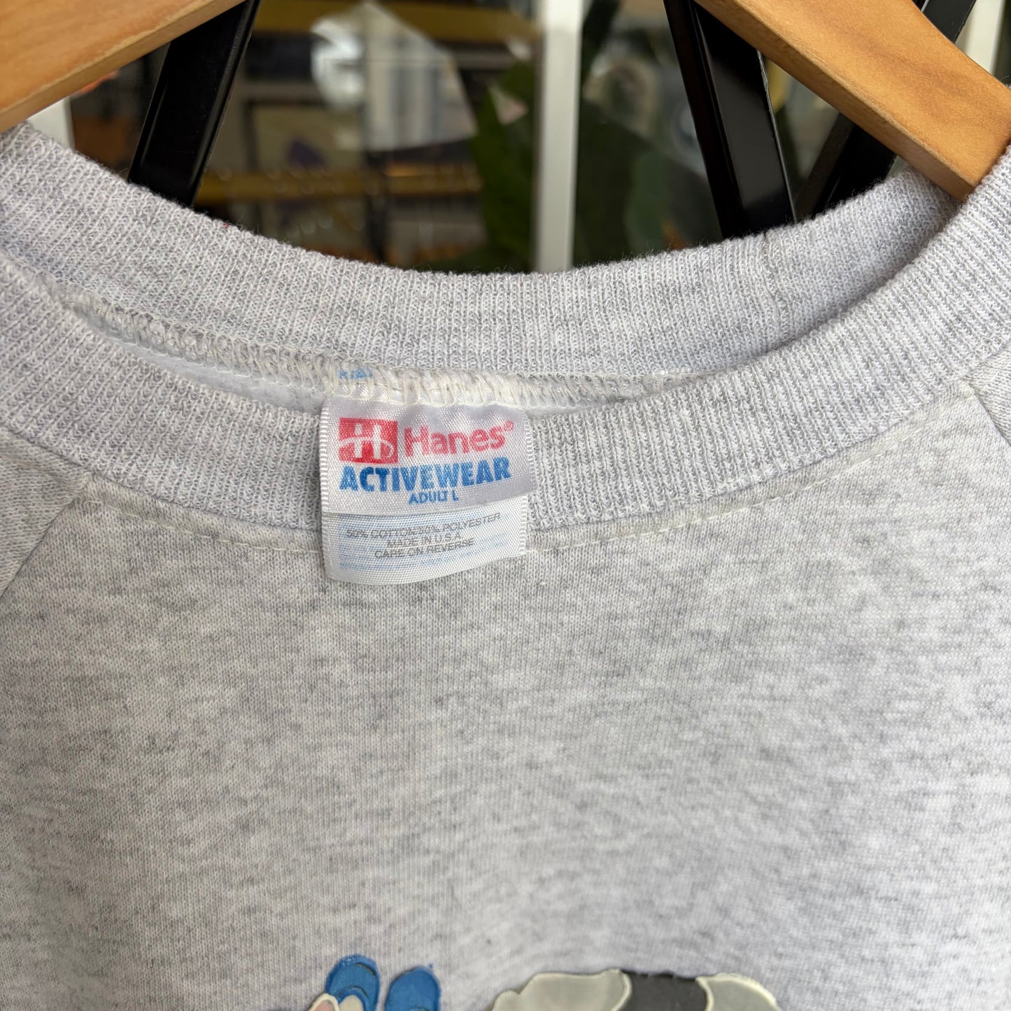 Vintage Custom Art Cow Crewneck - Size L