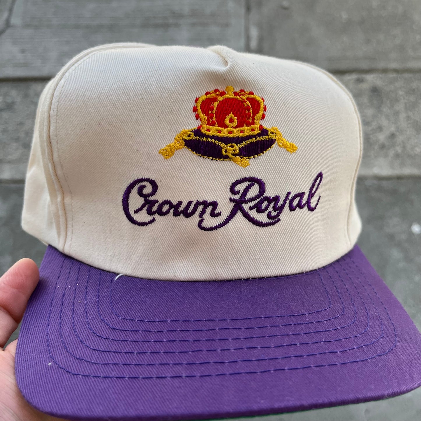 Deadstock Vintage Crown Royal Snapback