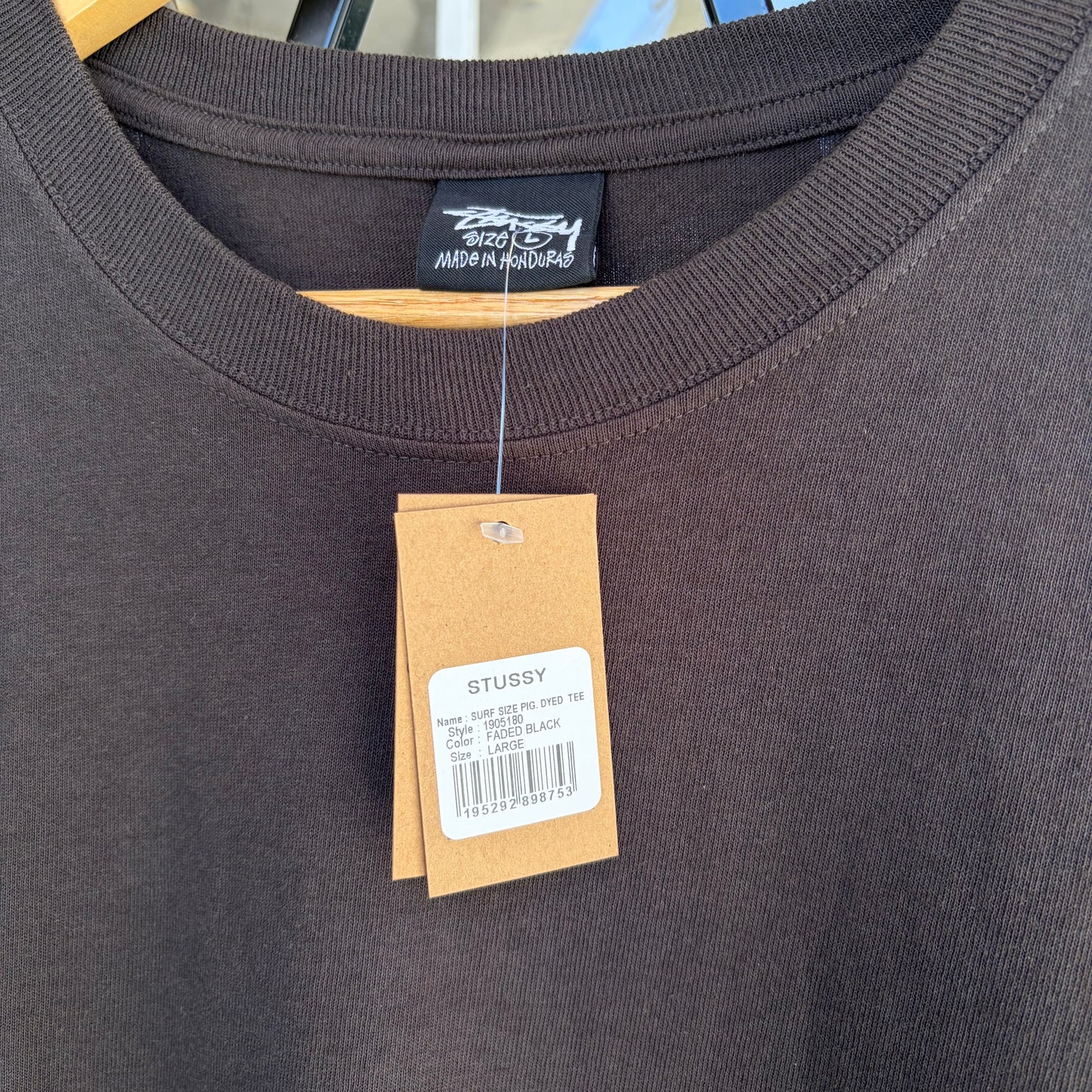 Stussy Surf Size Tee Faded Black - Size L