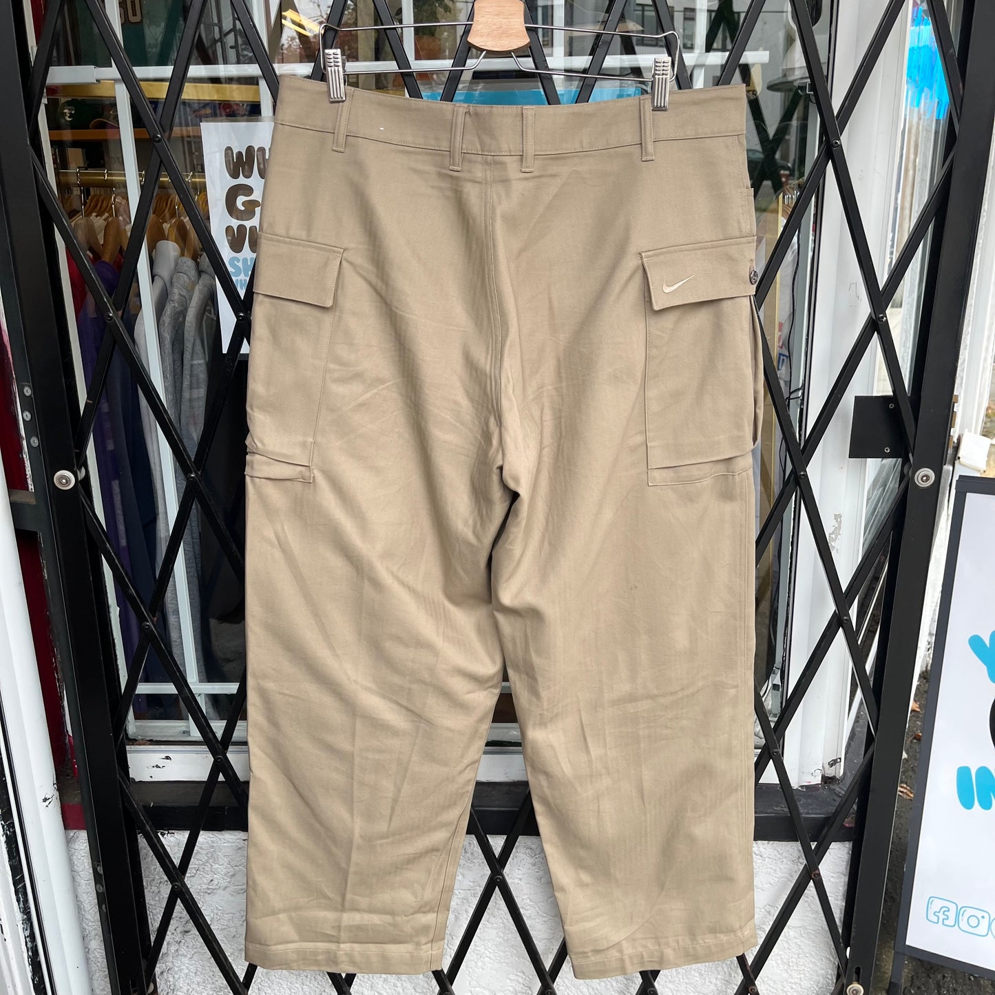 Nike Khaki Cargo Pants - Size 36W