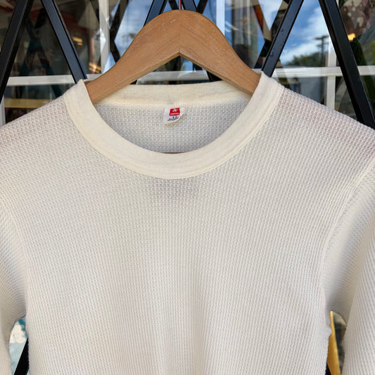 Vintage Hanes Waffle Thermal Long Sleeve - Size M