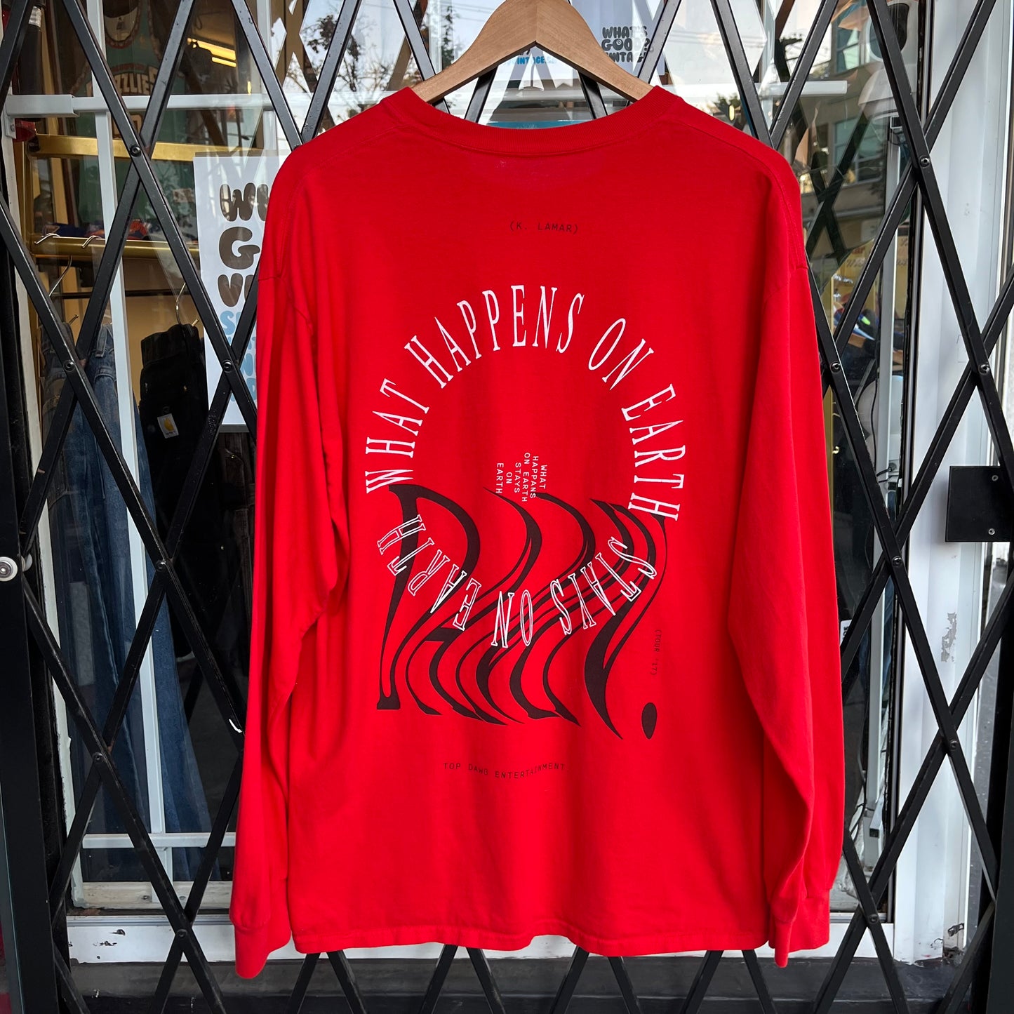 Kendrick Lamar DAMN. Tour Long Sleeve - Size XL