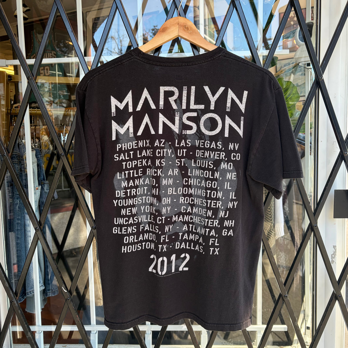 2012 Marilyn Manson Tour Tee - Size M