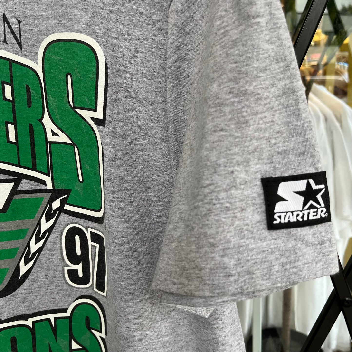 1997 Starter Saskatchewan  Roughriders Tee - Size L