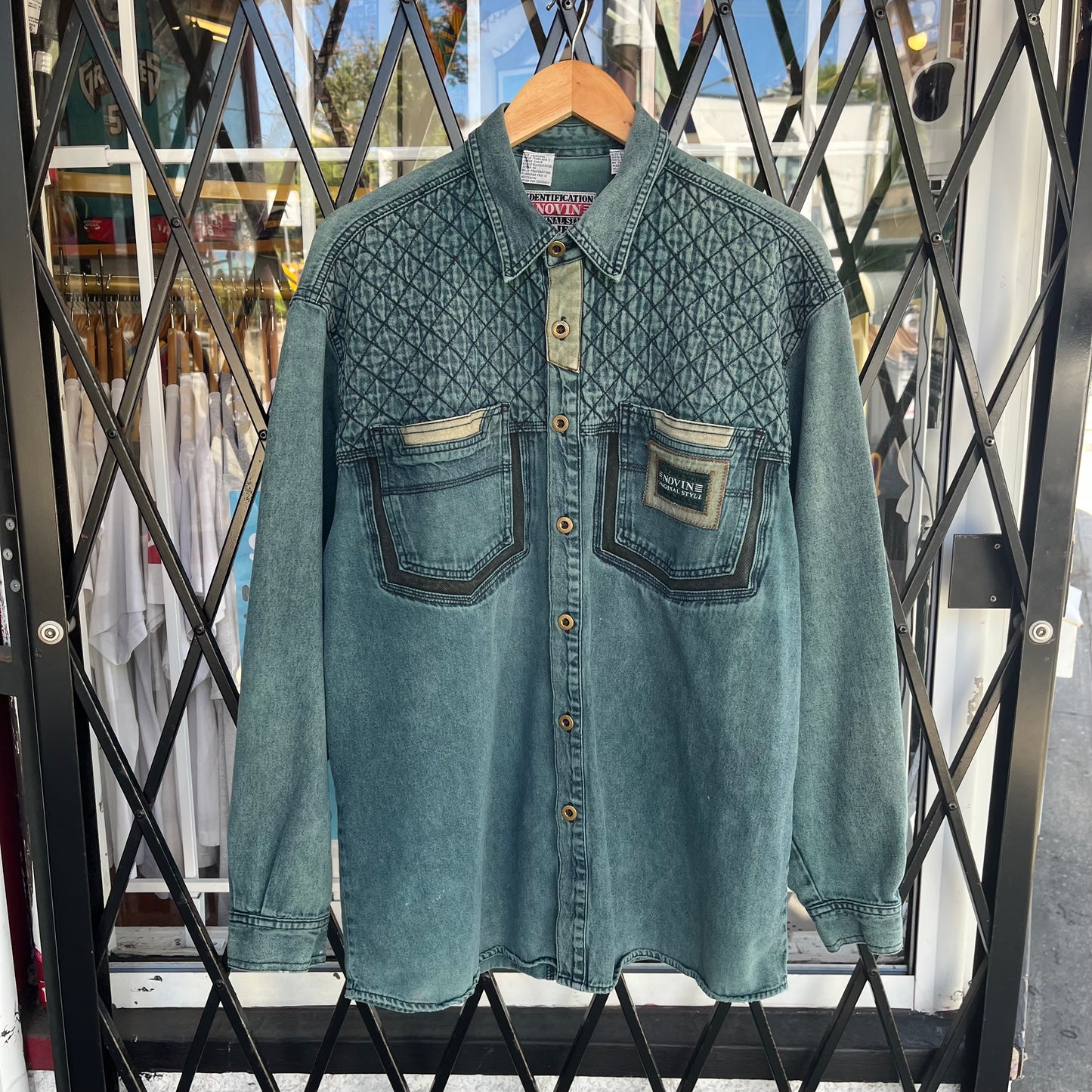Vintage Novin Button Up Shirt - Size L