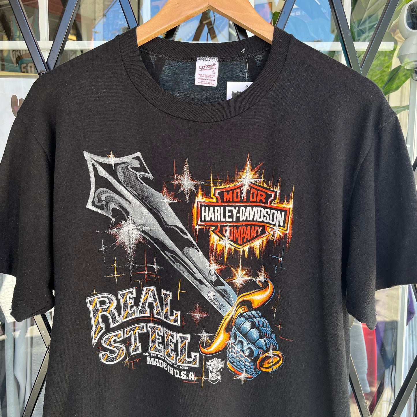 1980’s Harley Davidson Real Steel Tee - Size XL