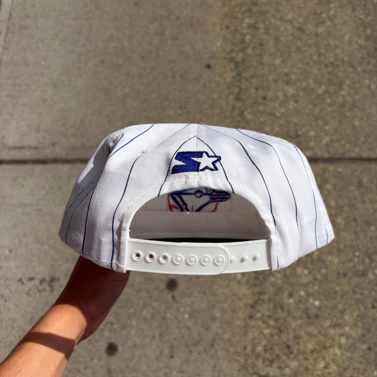 Vintage Starter Toronto Blue Jays Pinstripe SnapBack