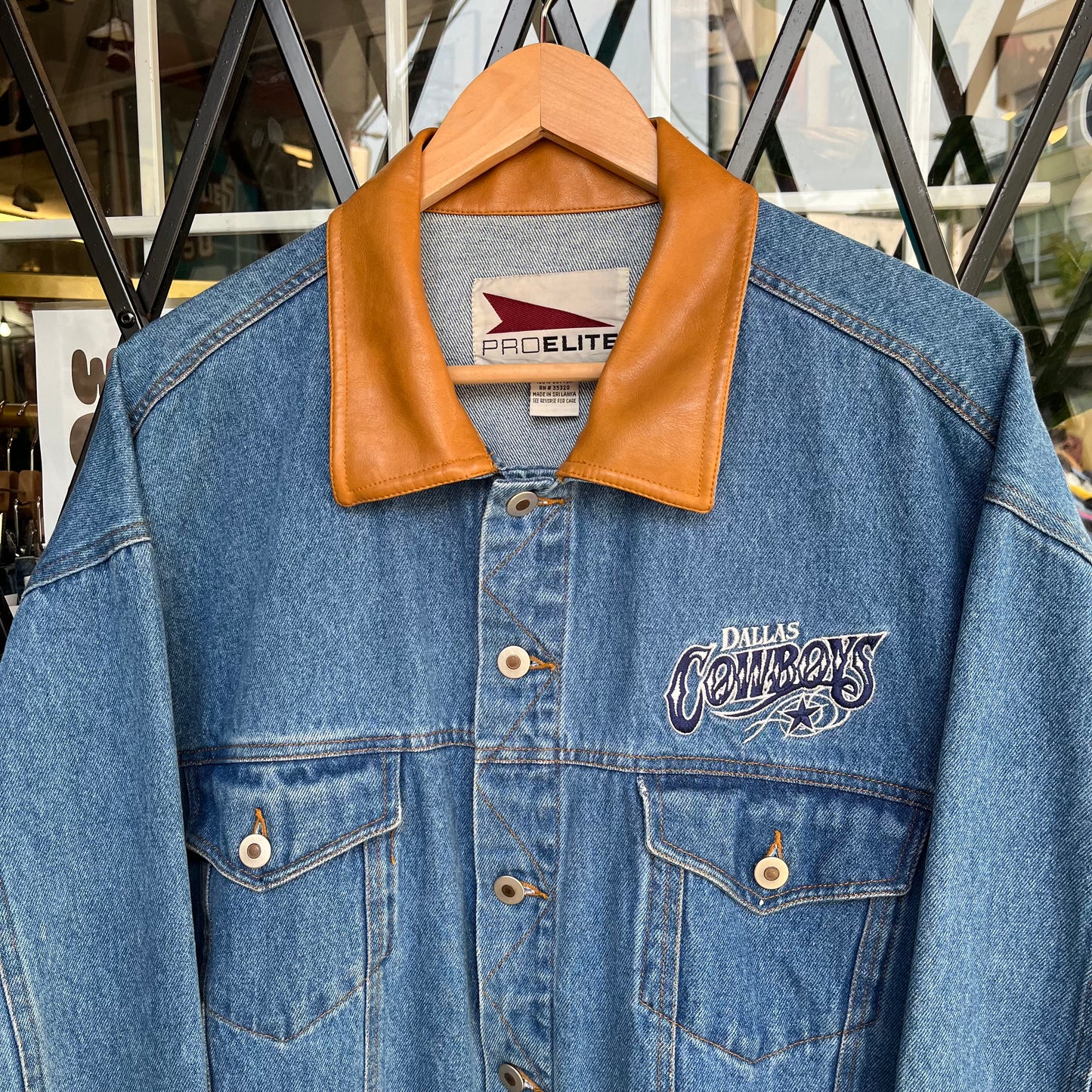 Vintage Dallas Cowboys Denim Jacket - Size XL