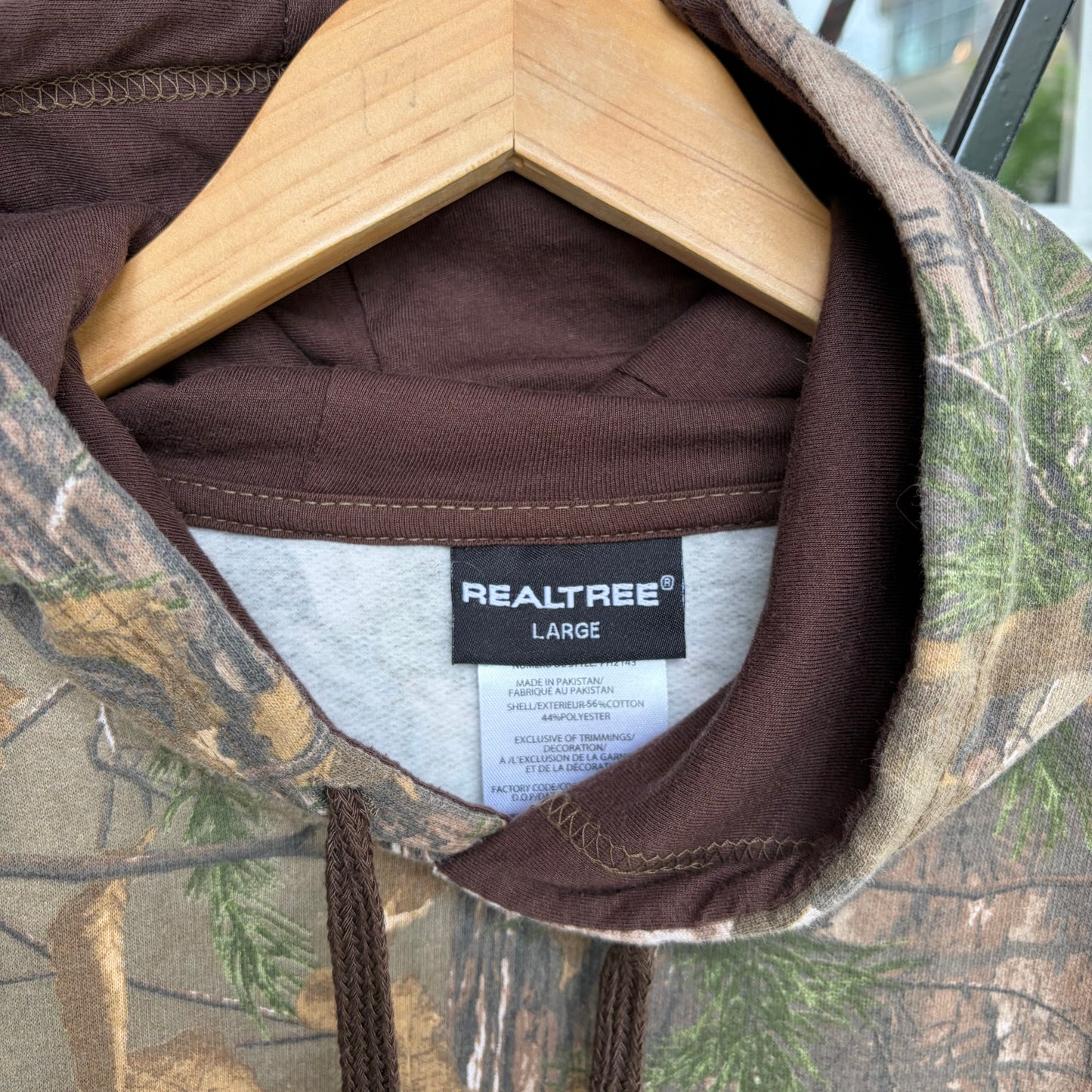 Real Tree Camo Hoodie - Size L