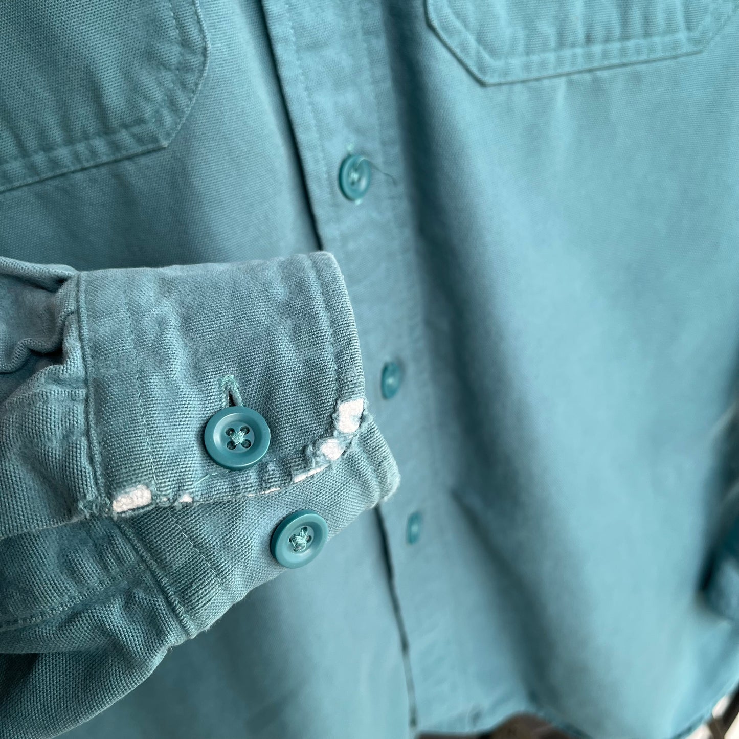 Vintage LL Bean Chamois Cloth Button Up Shirt - Size S