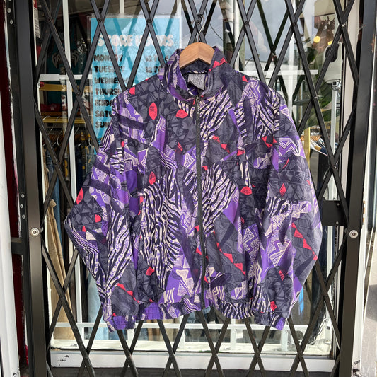 Vintage Rucanor Abstract Windbreaker - Size Womens S