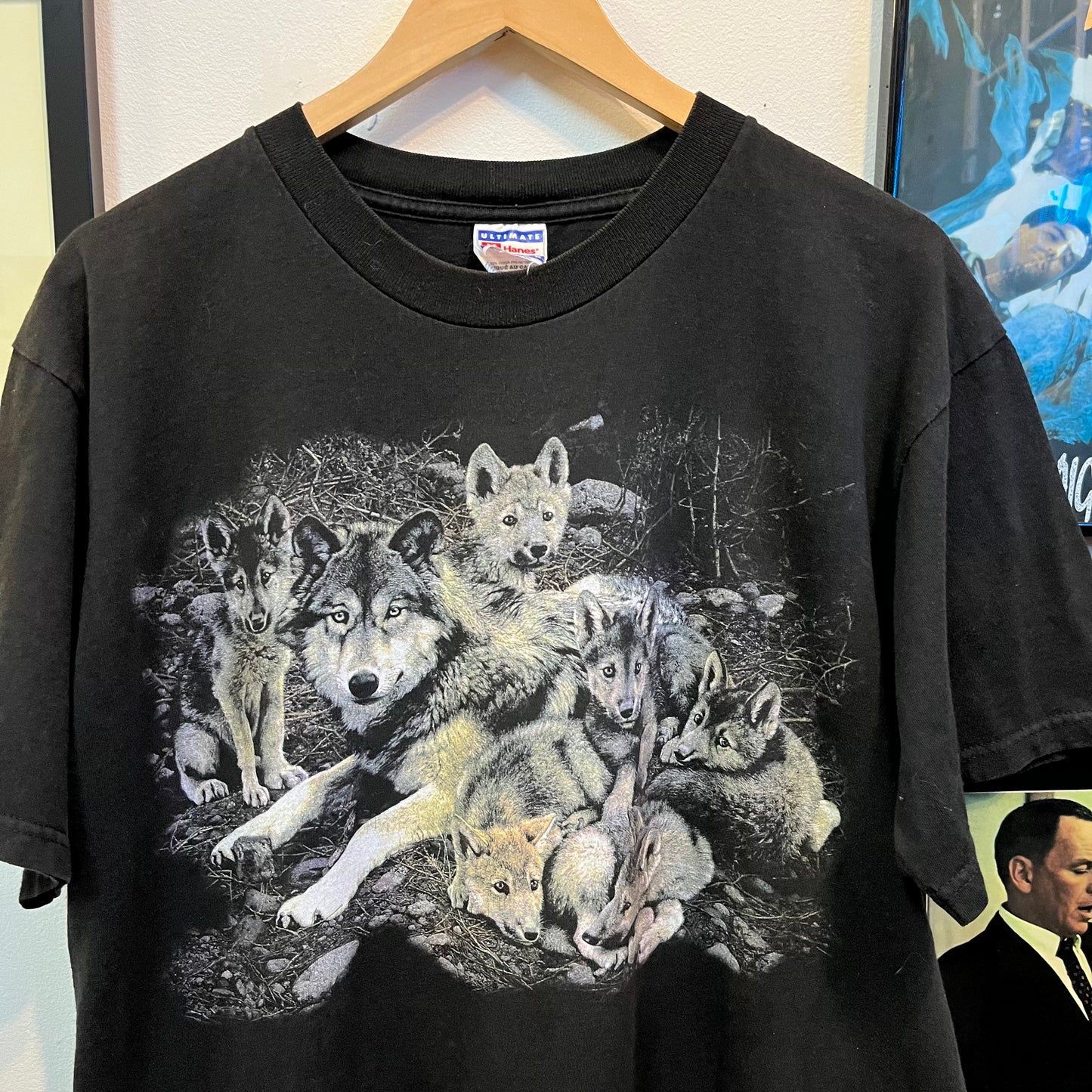 Vintage Wolves Tee - Size L