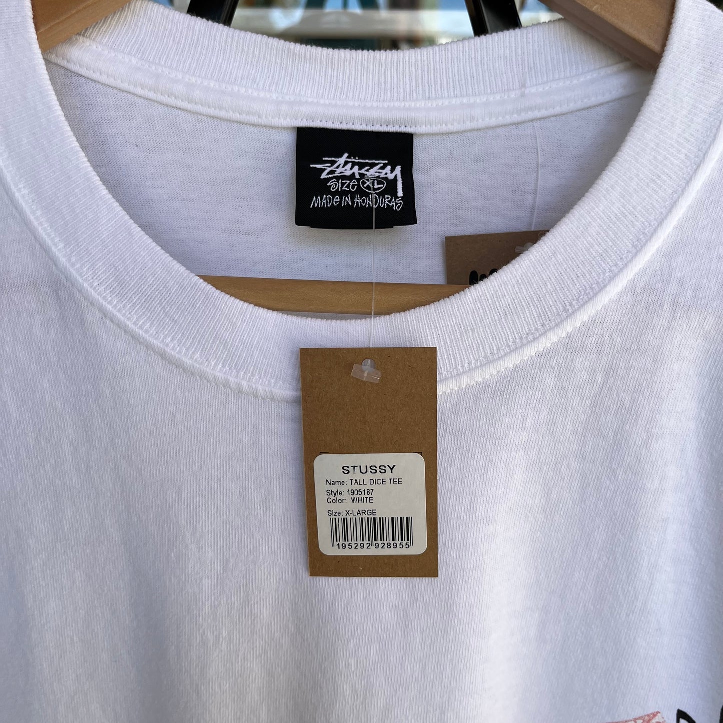 Stussy Tall Dice Tee White - Size XL