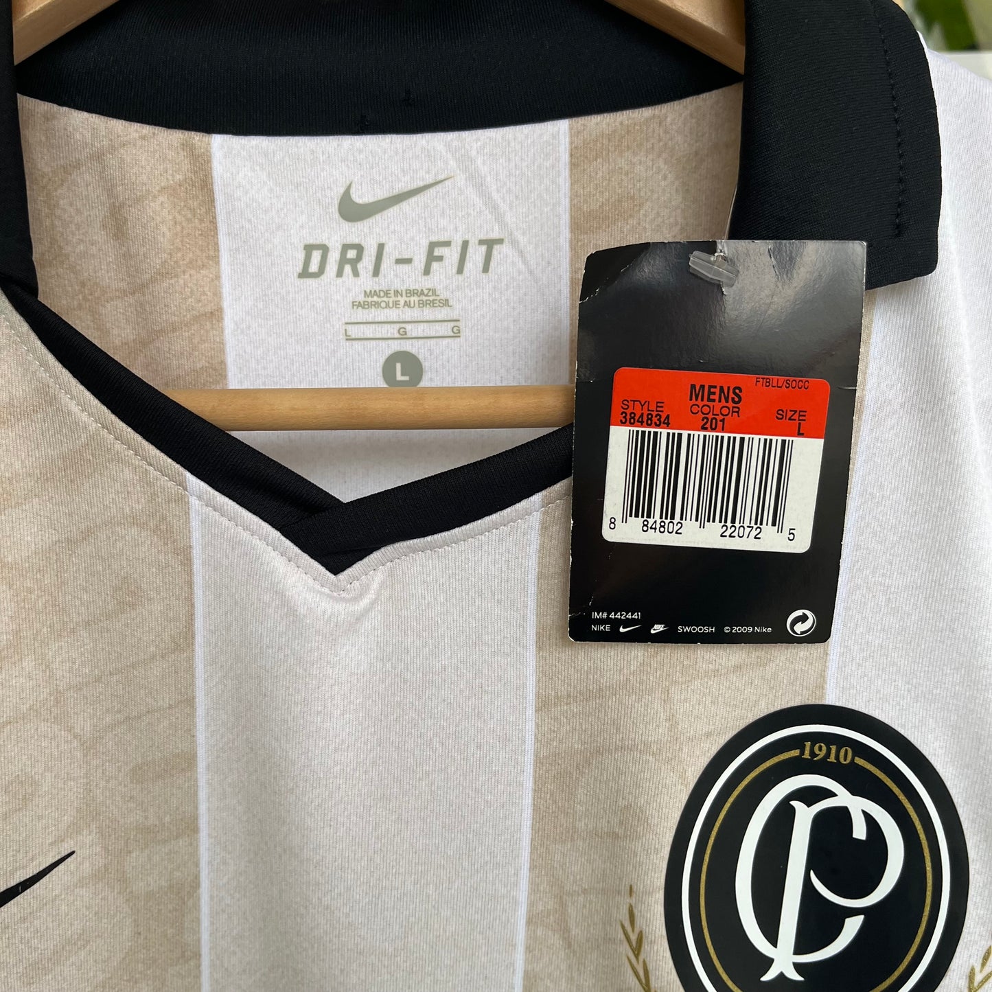 2010 Nike Corinthians Jersey - Size L