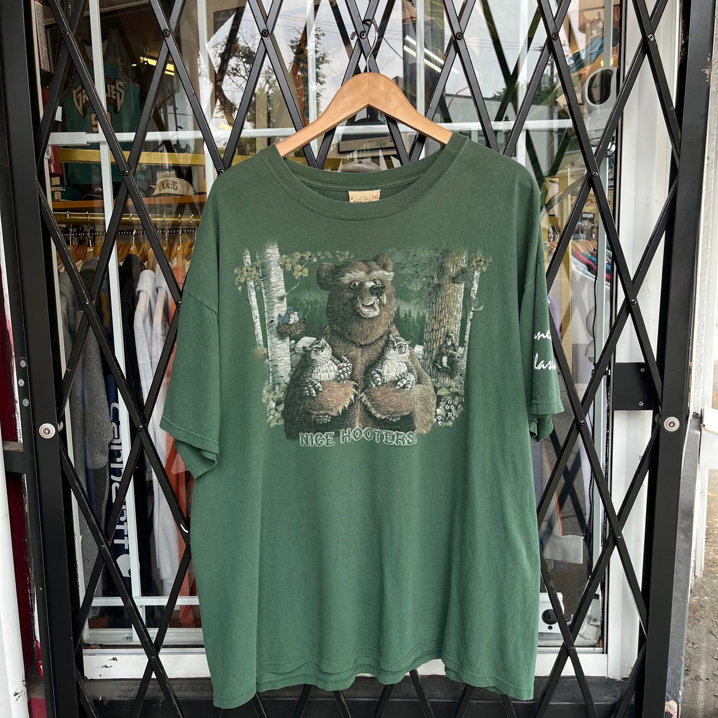Vintage Y2K Grizzly Bear Alaska Souvenir Tee - Size XXL