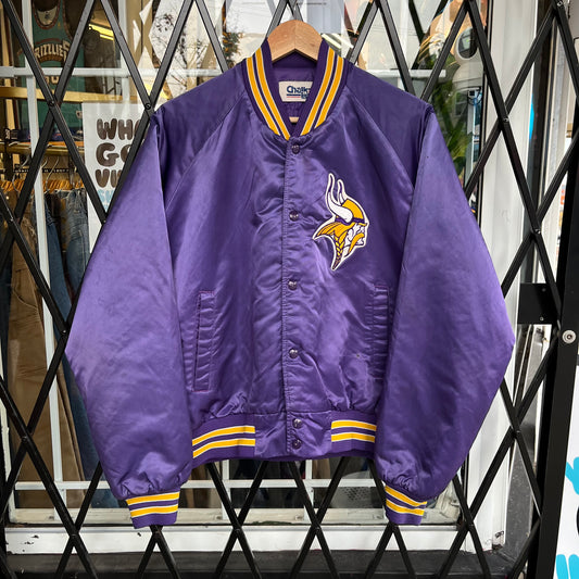 Vintage Chalk Line Minnesota Vikings Satin Jacket - Size L
