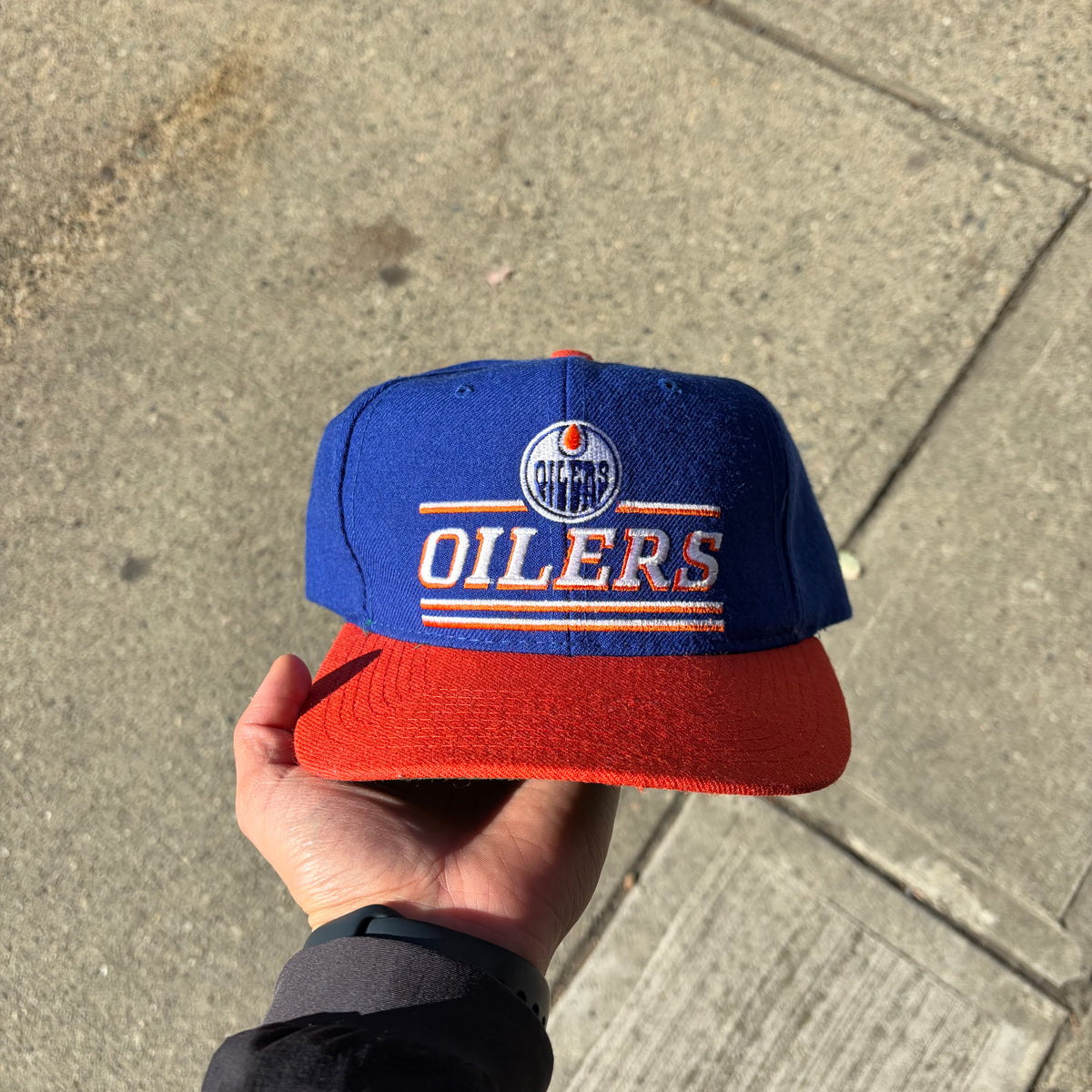 Vintage Starter Edmonton Oilers SnapBack