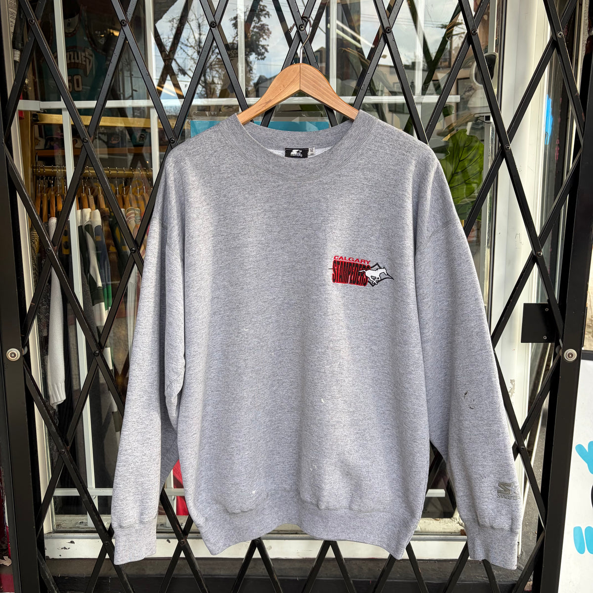Vintage Starter 1LB Fleece Crewneck - Size L