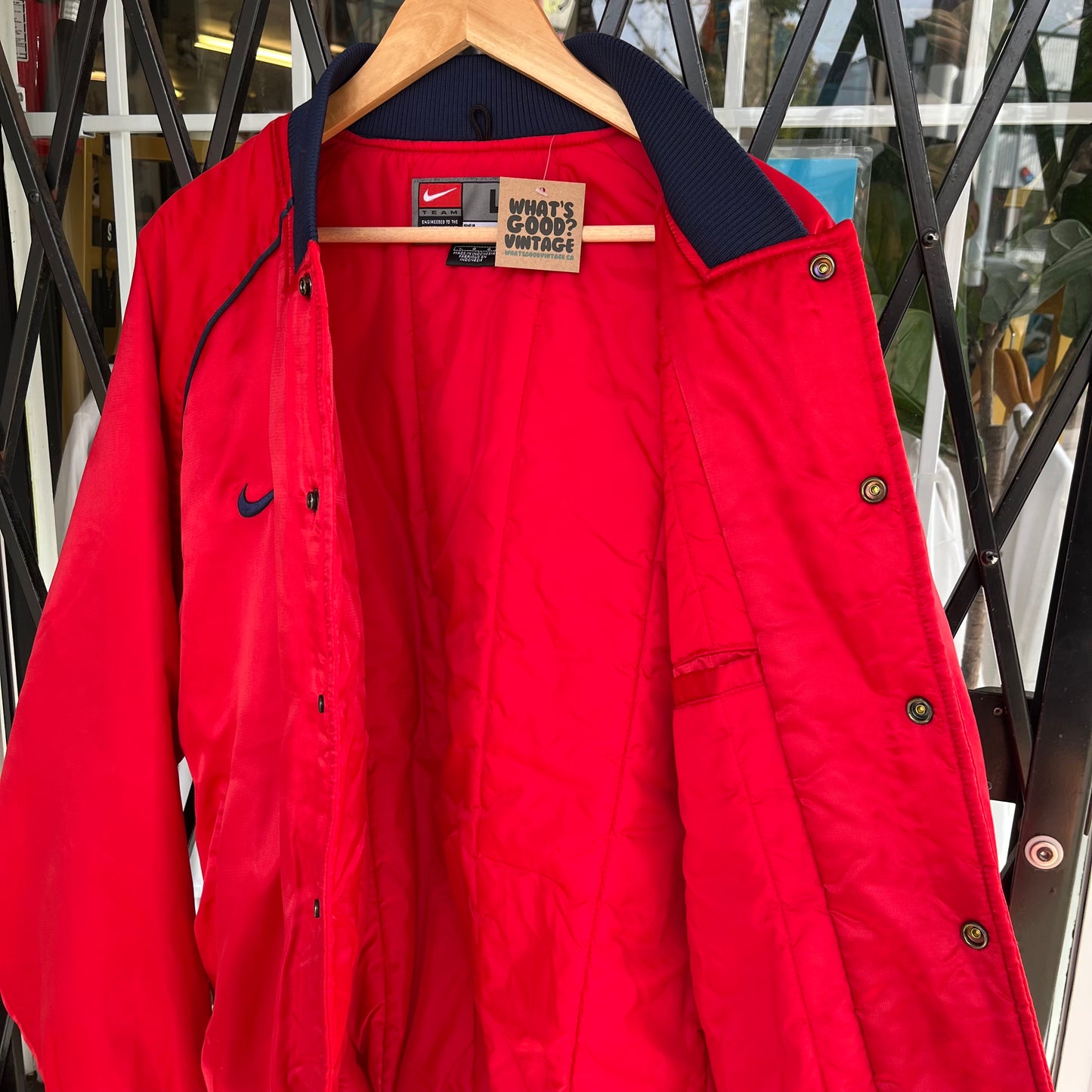 Vintage Nike Boston Red Sox Satin Jacket - Size L