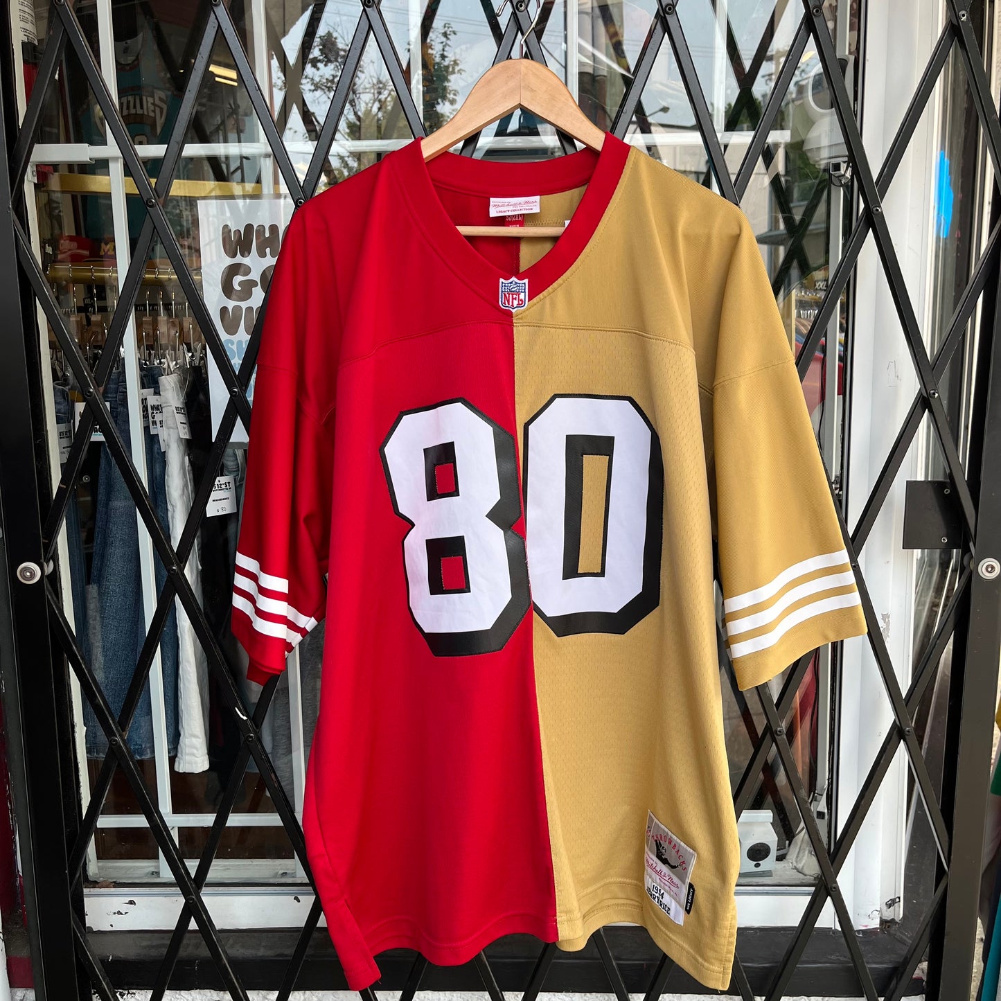 Mitchell & Ness SF 49ers Jerry Rice Split Jersey - Size 52 (XXL)