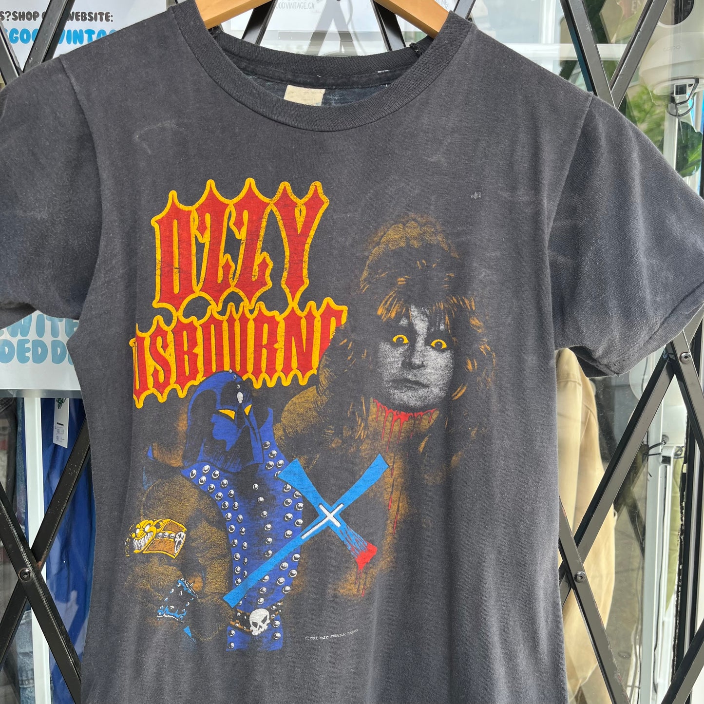 1982 Ozzy Osbourne Diary of a Madman Tee - Size M
