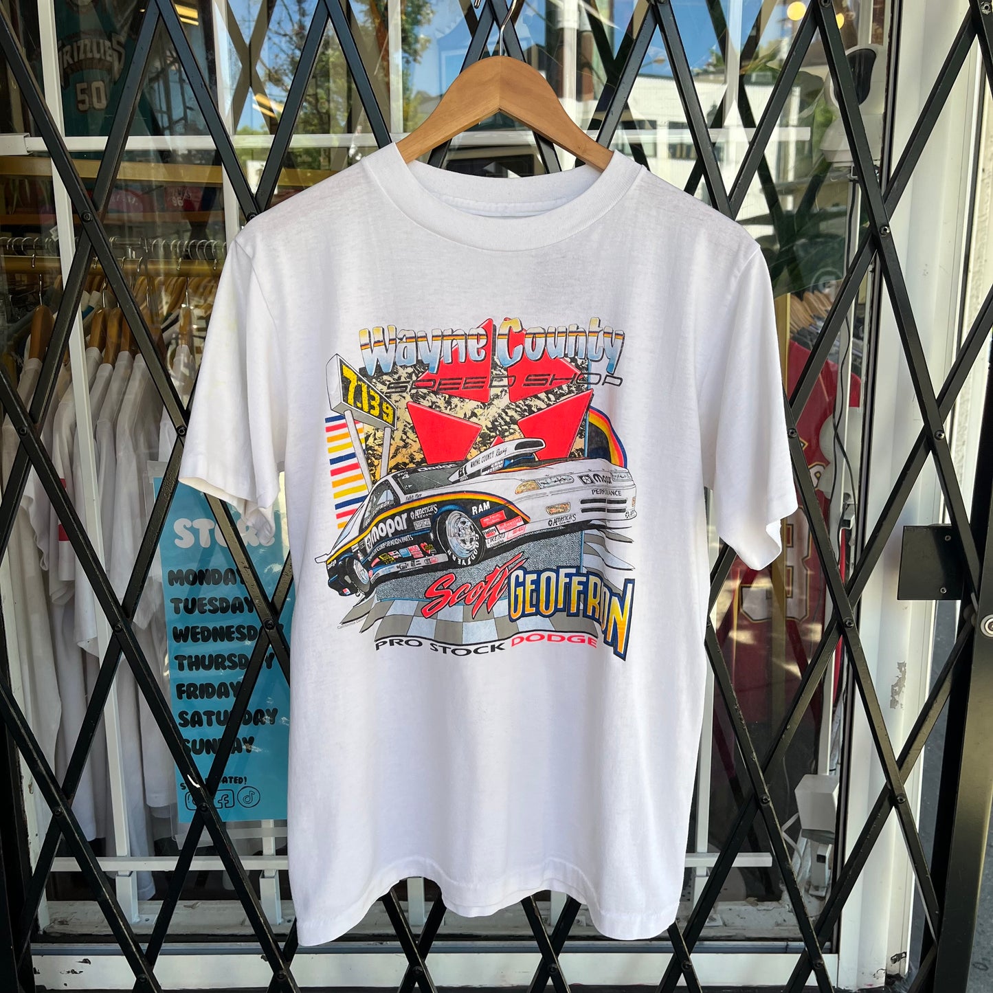 Vintage Wayne County Mopar Racing Tee - Size M