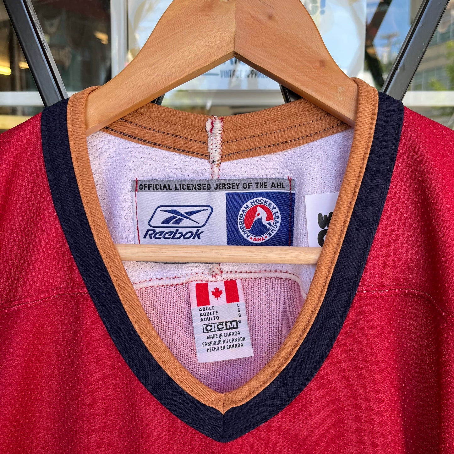 Vintage AHL Reebok Milwaukee Admirals Jersey - Size L