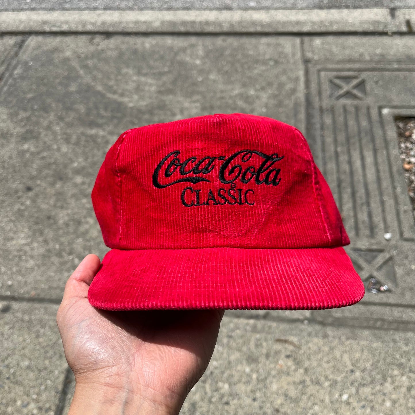 1980’s Coca Cola Corduroy Snapback