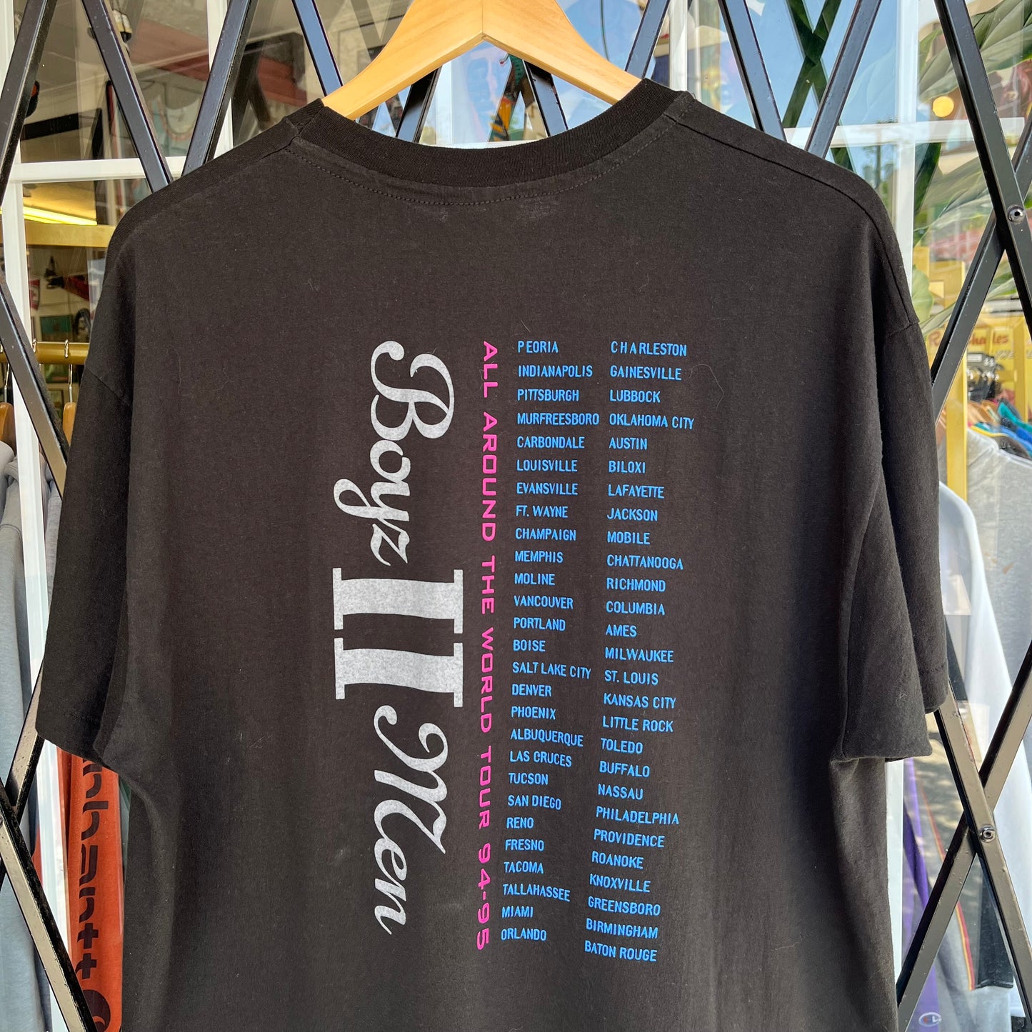 1994-95 Boys 2 Men Tour Tee - Size XL
