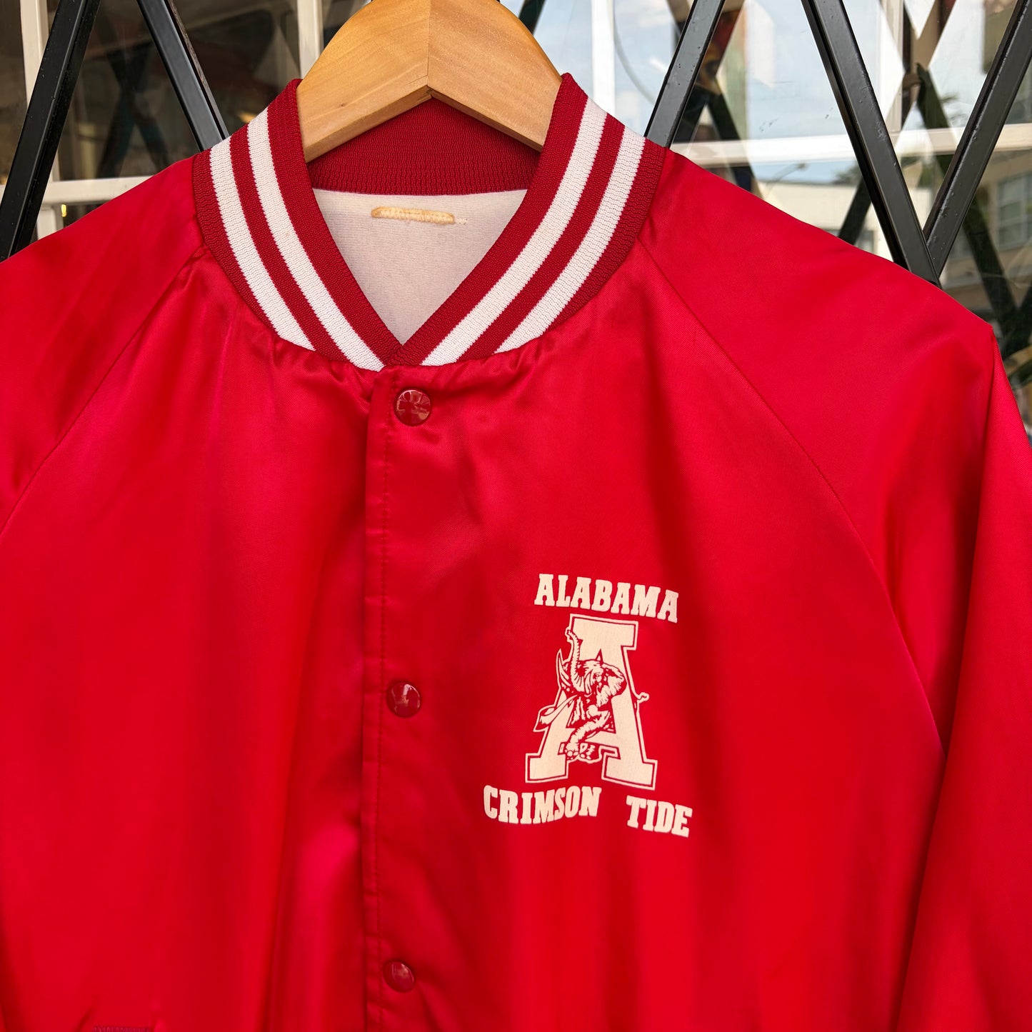 1980’s University of Alabama Crimson Tide Satin Jacket - Size L