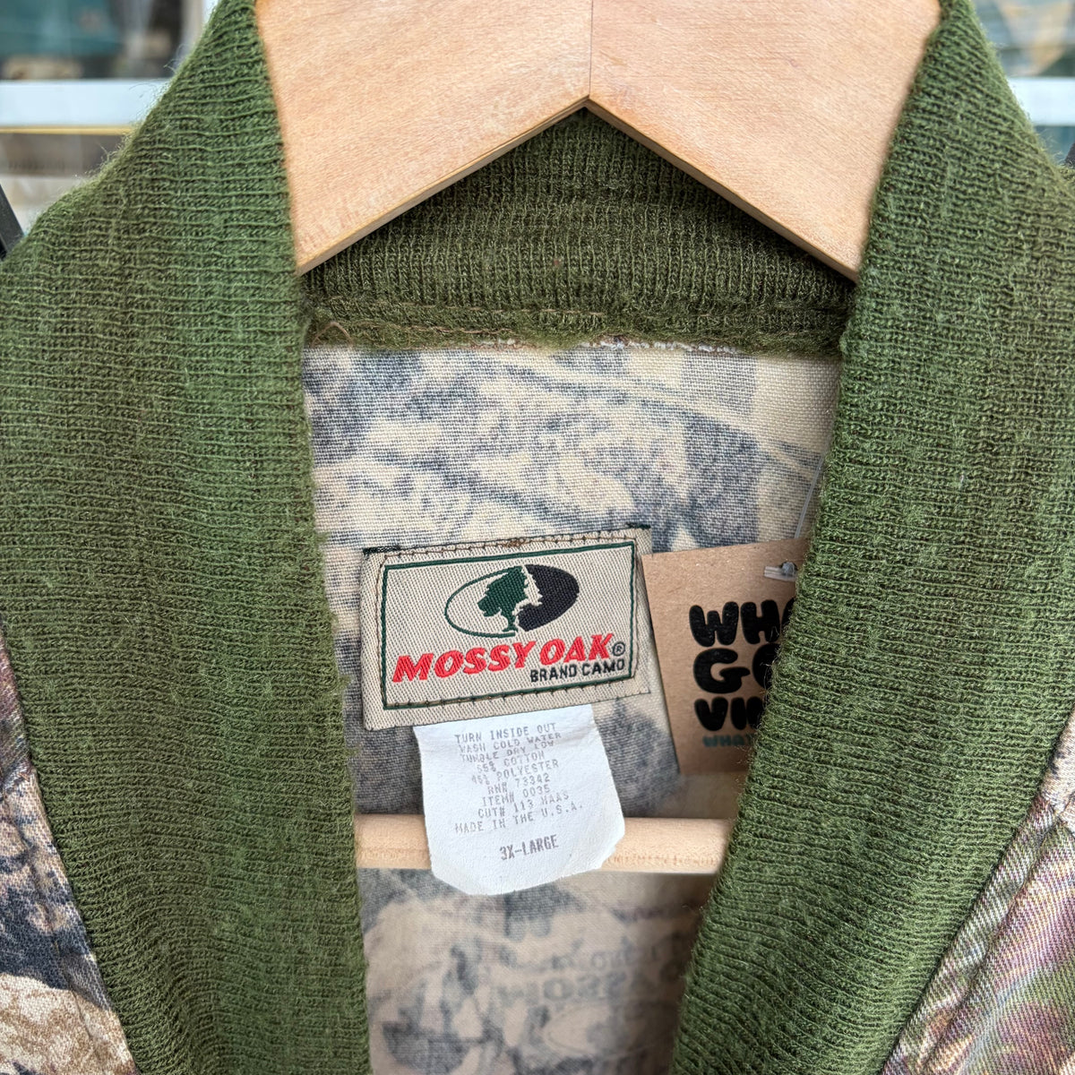 Vintage Mossy Oak Camo Snap Jacket - Size XXXL