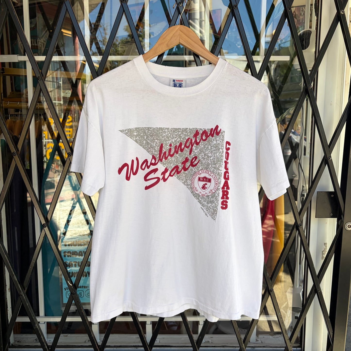 Vintage Washington State Cougars Tee - Size L