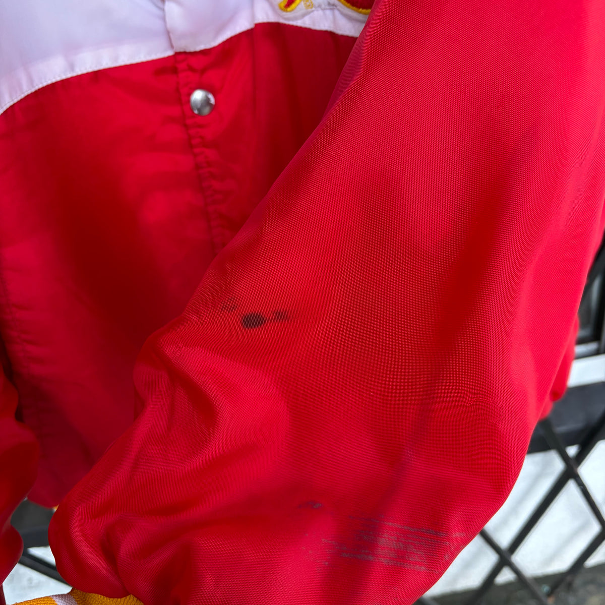 1980’s Shain Calgary Flames Satin Jacket - Size XL