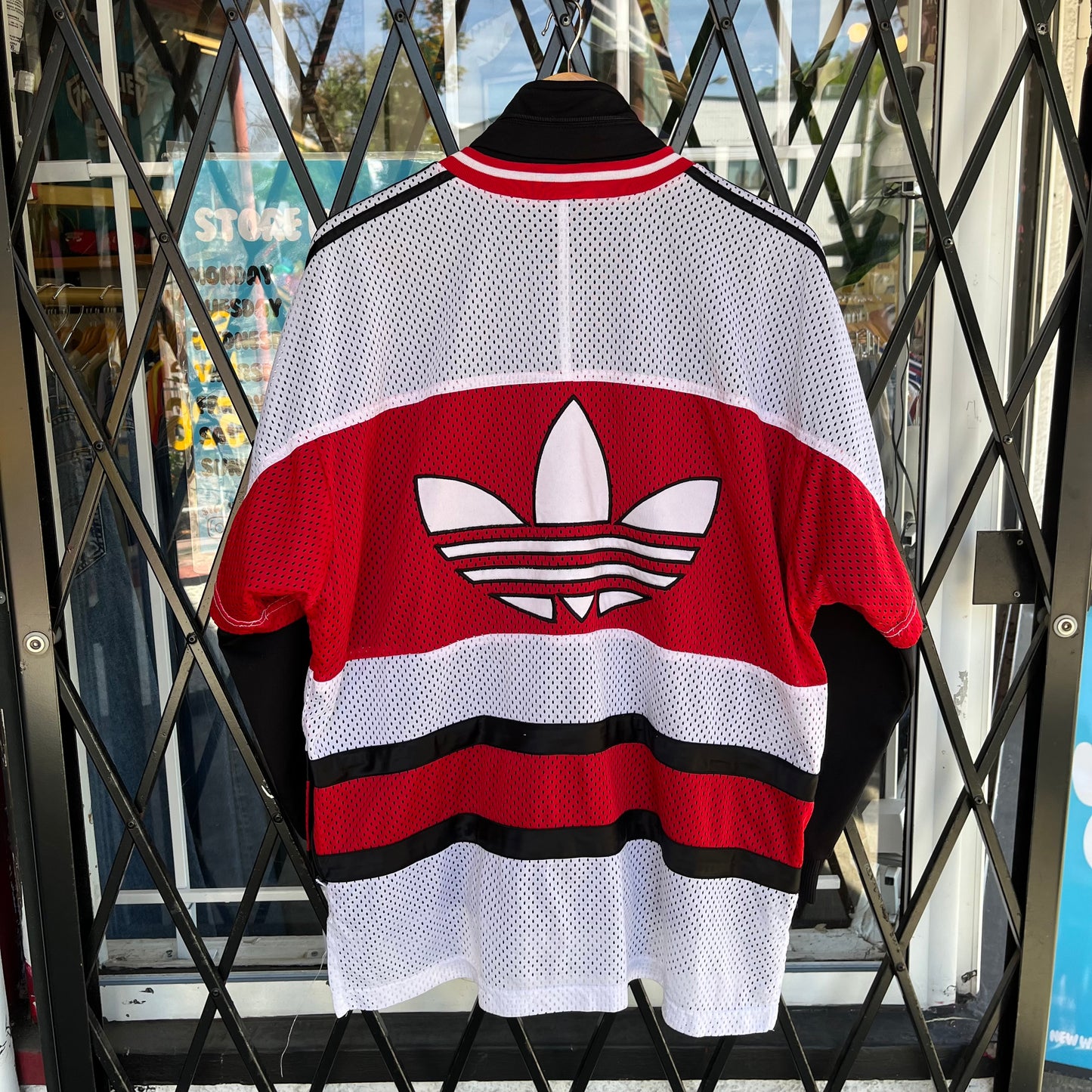 1980’s Adidas Mesh Track Jacket - Size L