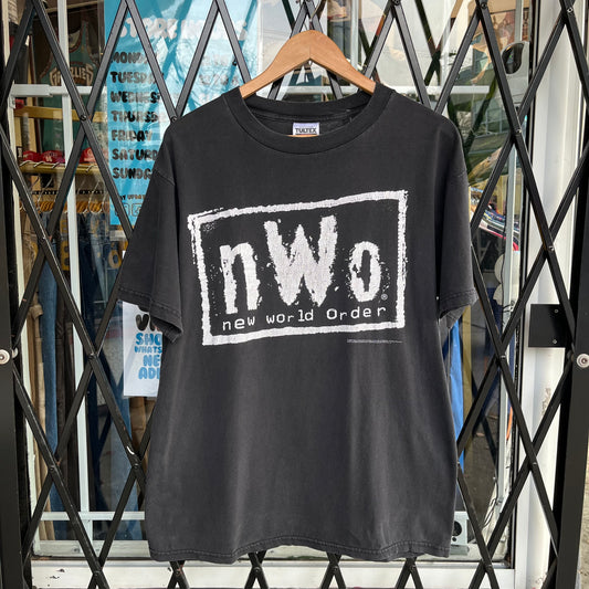 1998 WCW New World Order Wrestling Tee - Size L