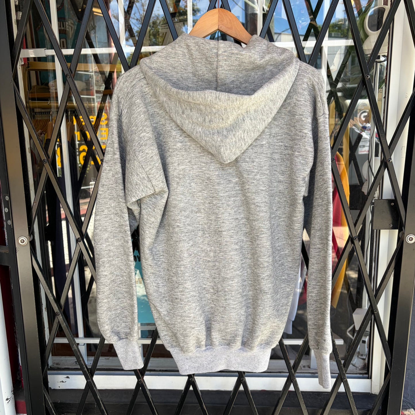 Vintage Blank Zip Up Hoodie - Size L