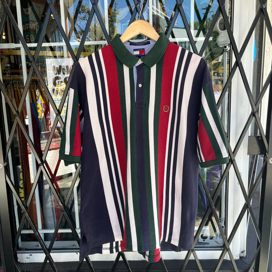 Vintage Tommy Stripe Shirt - Size XL