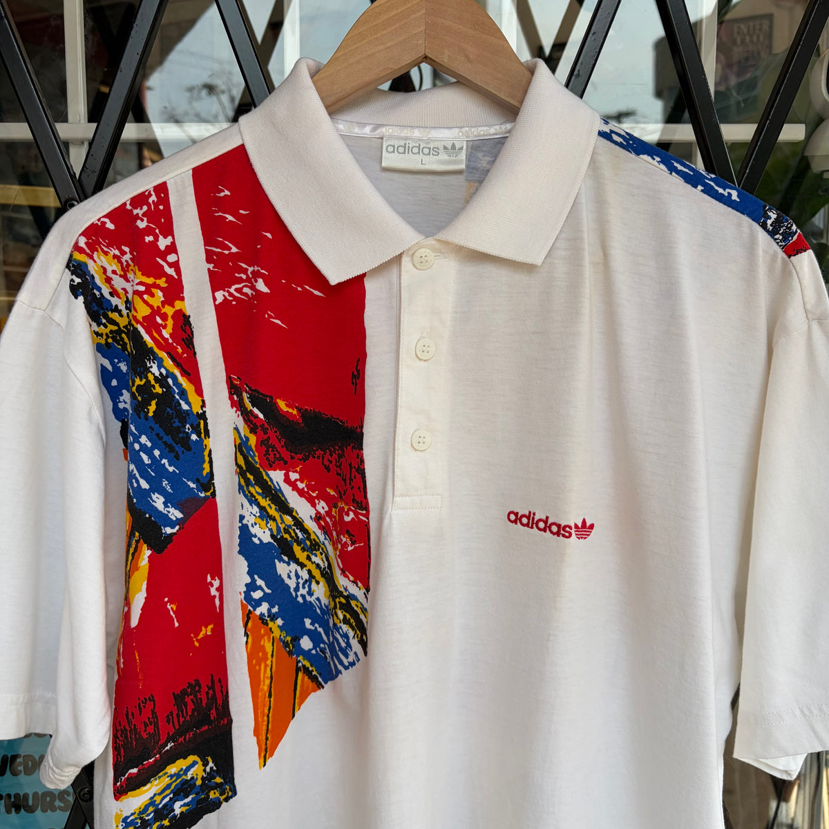 Vintage Adidas Polo Shirt - Size L