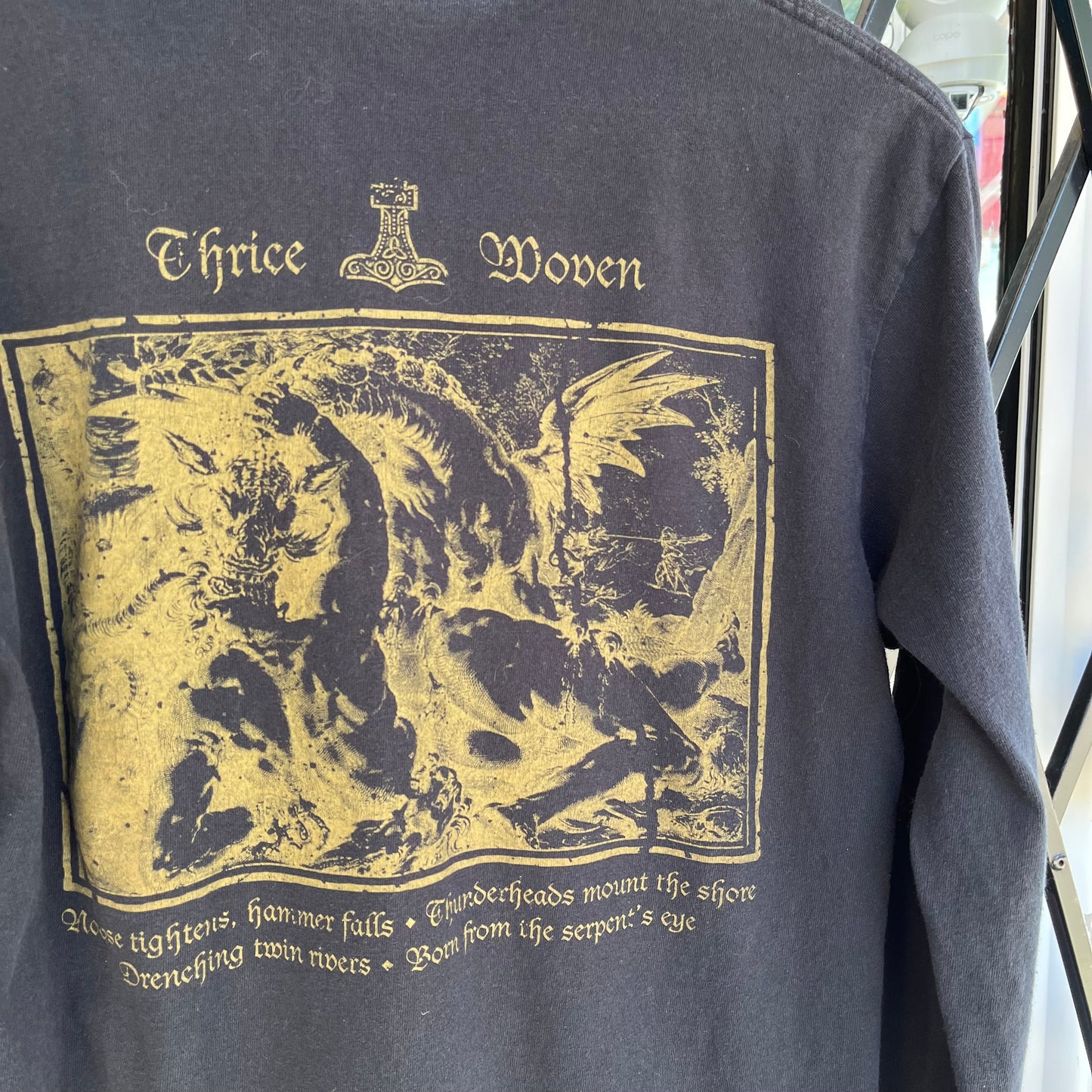 Wolves Black Metal Band Long Sleeve - Size M