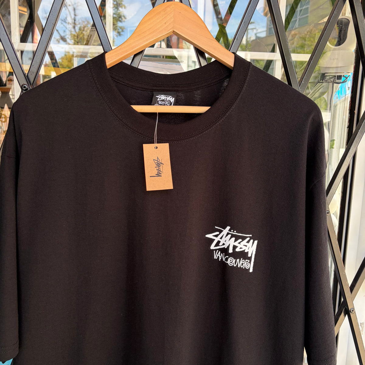 Stussy Vancouver Stock Tee Black  - Size XL