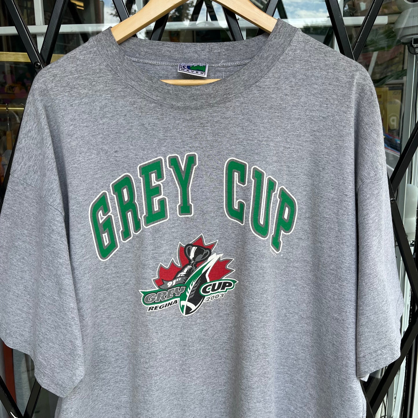 2003 Grey Cup Saskatchewan Tee - Size XL