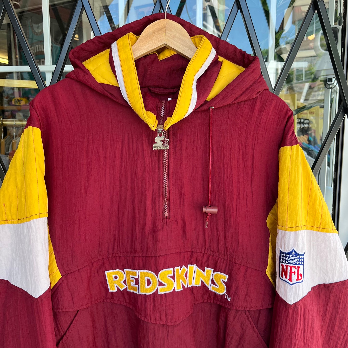 Vintage Starter Washington Redskins Parka Jacket - Size M