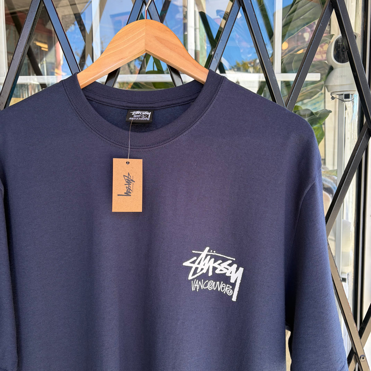 Stussy Vancouver Stock Tee Navy - Size L