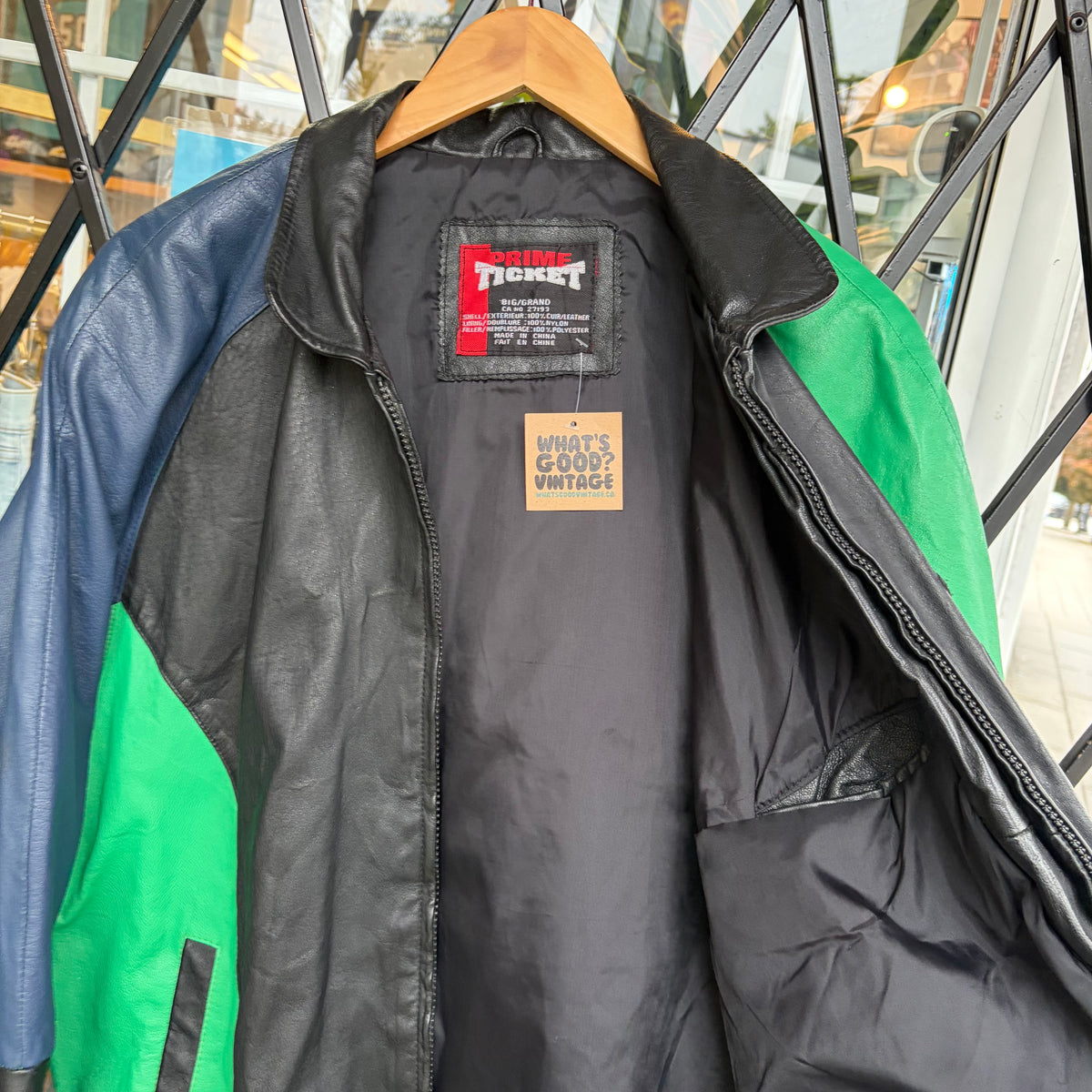Vintage Notre Dame Leather Jacket - Size L