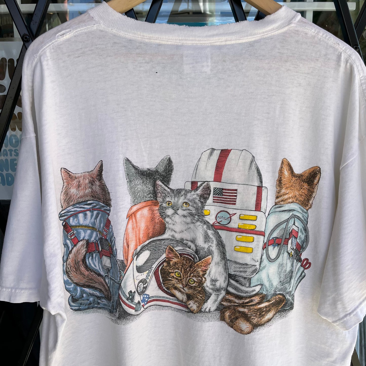 Vintage Cats Tee - Size XL