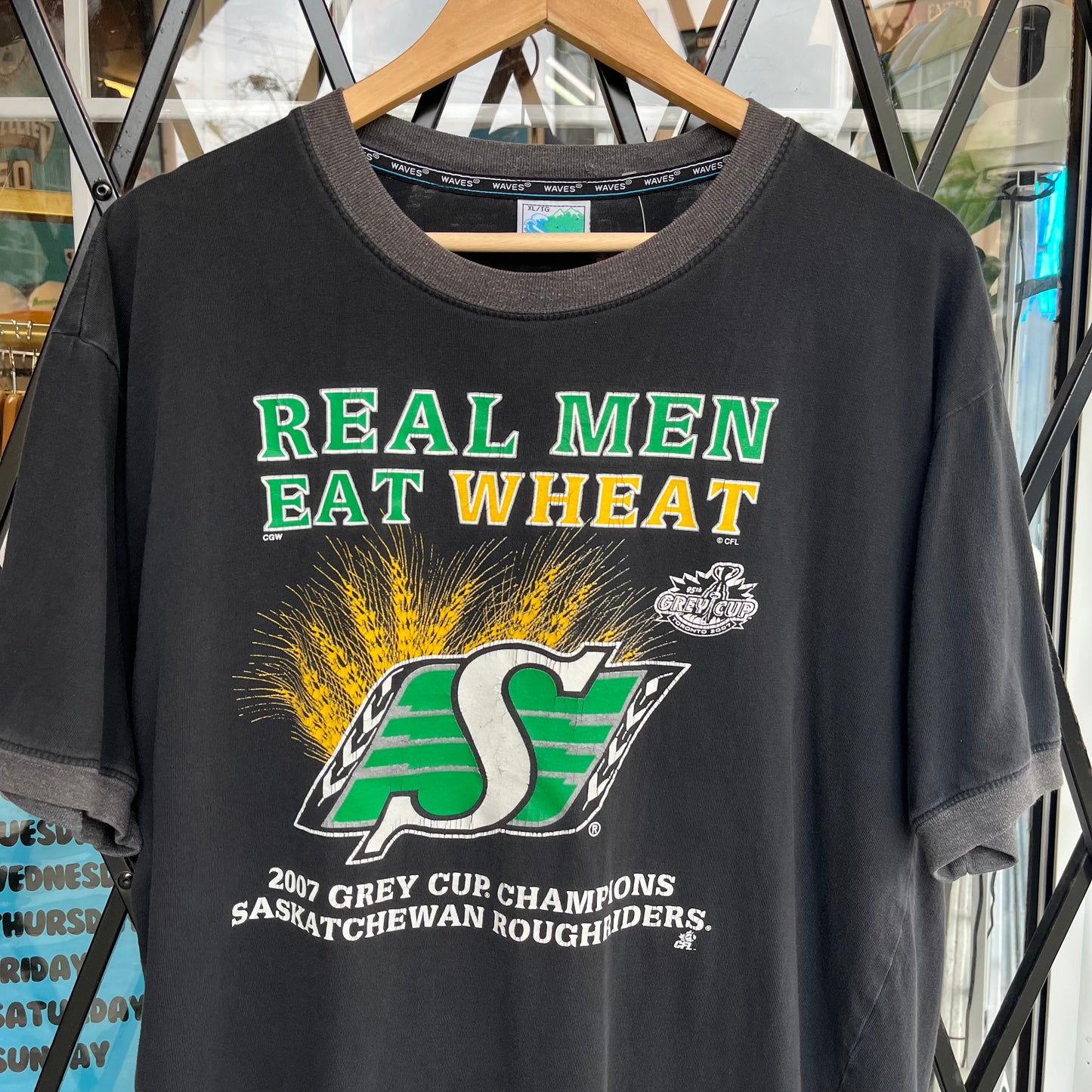 2007 Roughriders Championship Tee - Size XL