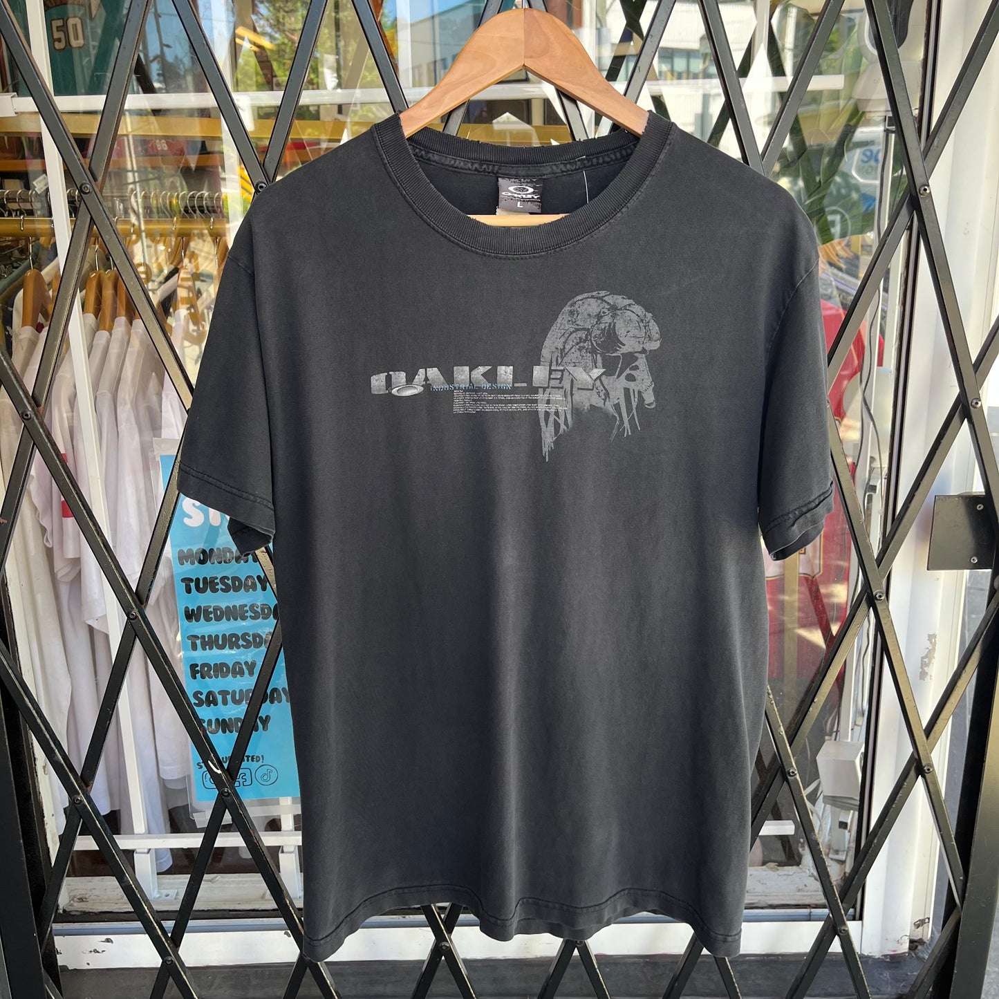 Y2K Oakley Tee - Size L